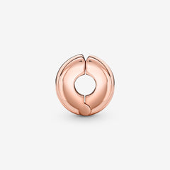 Pandora Clip Braided Ribbons Rose