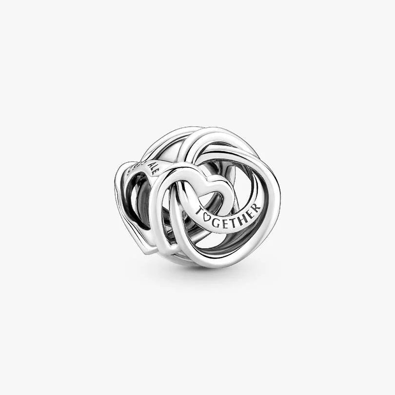 Charm Pandora Cuori Intrecciati Insieme Per Sempre 791507C00