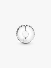 Pandora Clip With White Pavé