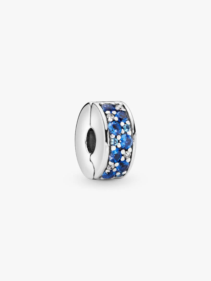 Pandora Clip Blue Mosaic