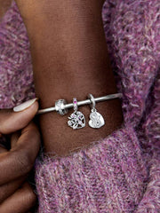 Pandora Clip Camino Luminoso Blanco