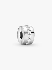 Pandora Clip Camino Luminoso Blanco