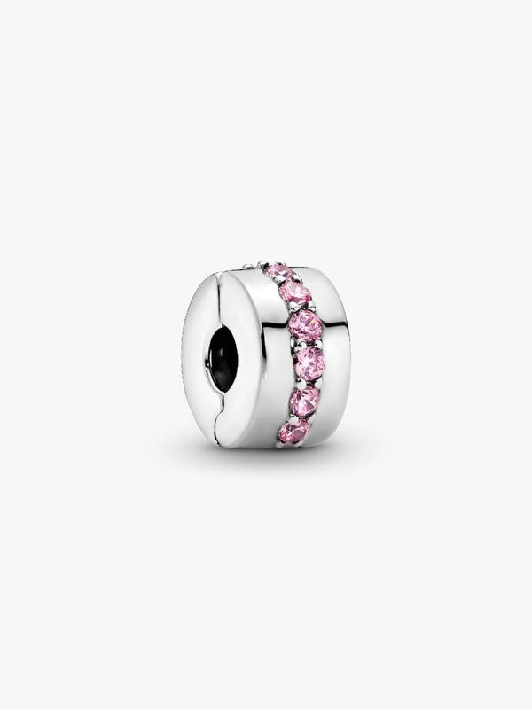 Clip Pandora Sentiero Luminoso Rosa 791972PCZ