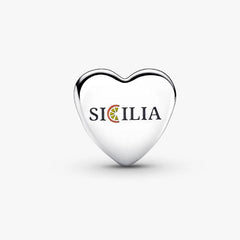 Charm Pandora Sicilia en el corazón