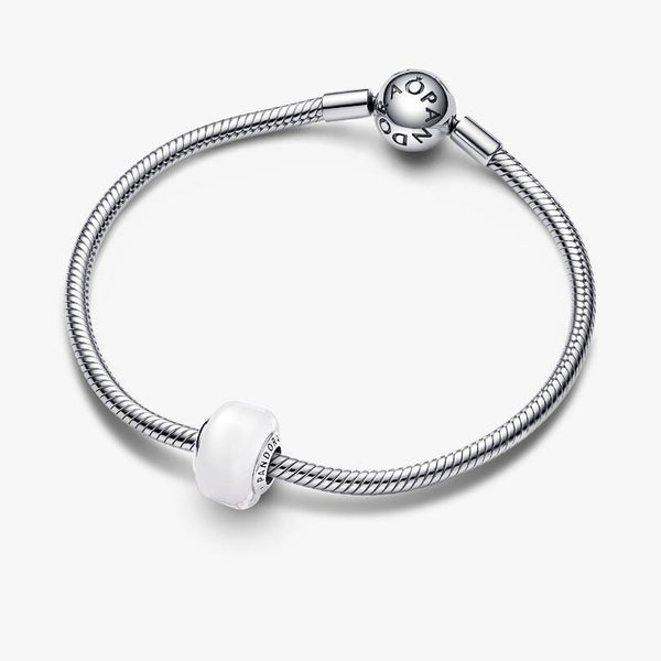 Charm Pandora Mini Vetro Di Murano Bianco 793118C00