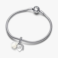 Charm Pandora Pendente Rosa Bianca 793200C01