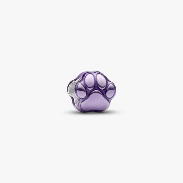 Mini Charm Pandora Zampa Effetto Metallico Viola 794782C01