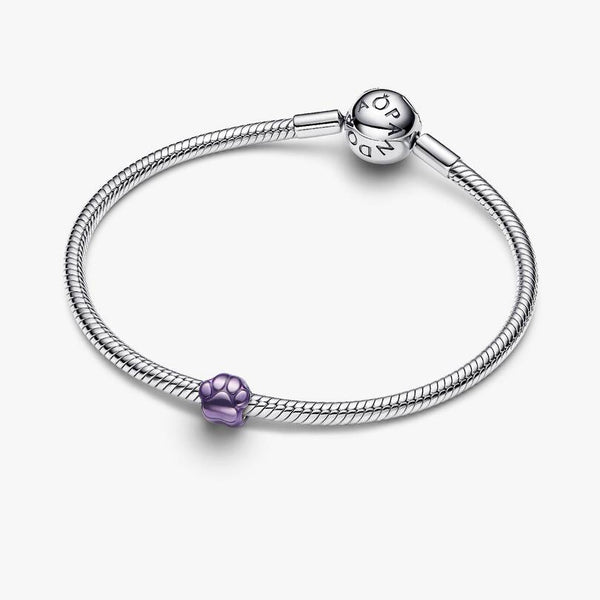 Mini Charm Pandora Zampa Effetto Metallico Viola 794782C01