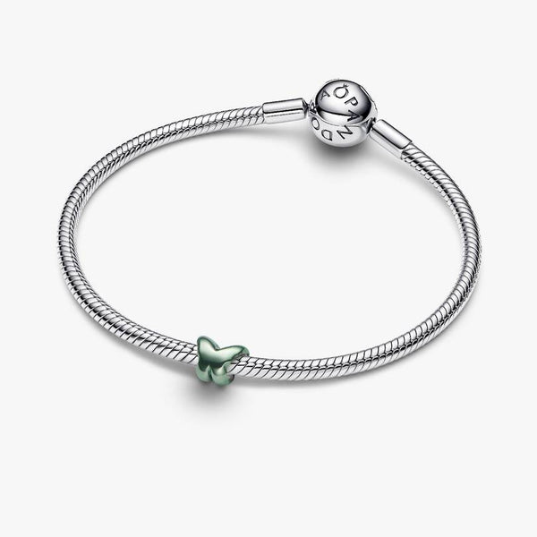 Mini Charm Pandora Farfalla Effetto Metallico Verde 794783C01