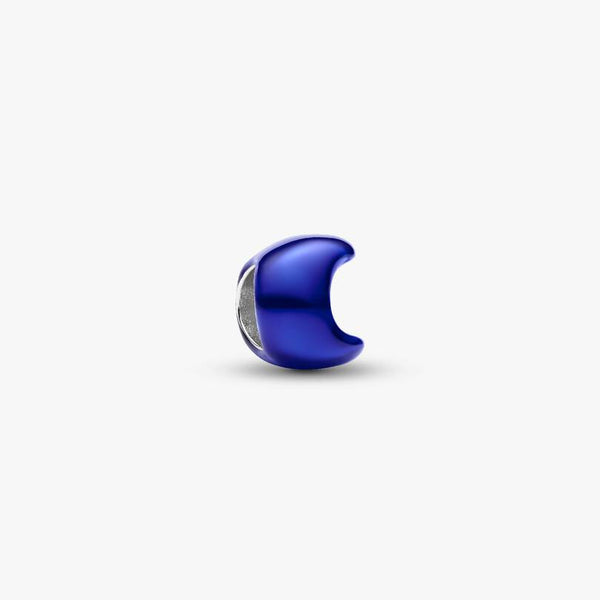 Mini Charm Pandora Luna Effetto Metallico Blu 794784C01