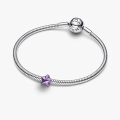 Mini Charm Pandora Stella Effetto Metallico Viola 794813C01
