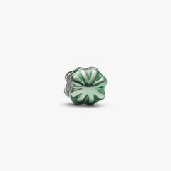 Mini Charm Pandora Quadrifoglio Effetto Metallico Verde 794817C01