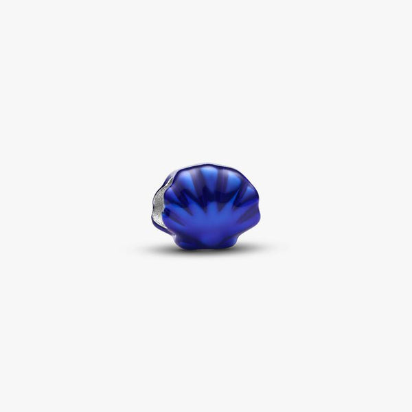 Mini Charm Pandora Conchiglia Effetto Metallico Blu 794898C01