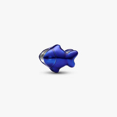 Mini Charm Pandora Pesce Effetto Metallico Blu 794899C01