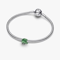 Mini Charm Pandora Elefante Effetto Metallico Verde 794901C01