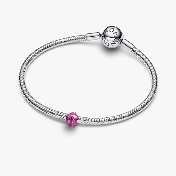Mini Charm Pandora Coccinella Effetto Metallico Rosa 794905C01