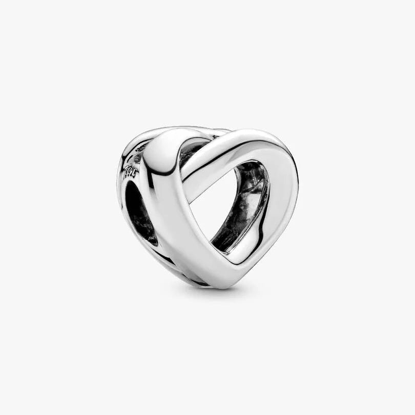 Charm de corazón trenzado de Pandora