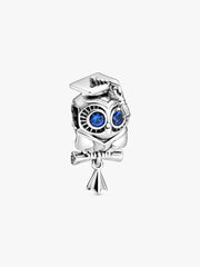 Charm Pandora de búho graduado