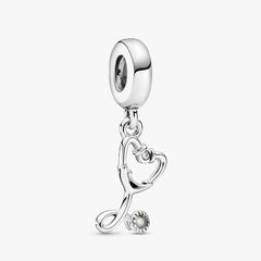 Pandora Charm Pendant Stethoscope Heart