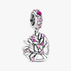 Charm Pandora Pendente Albero Della Famiglia Pietre Rosa 799153C01