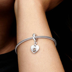 Charm Pandora Colgante Corazón Amigos para siempre
