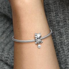Pandora Charm Kitten with Ball of Wool