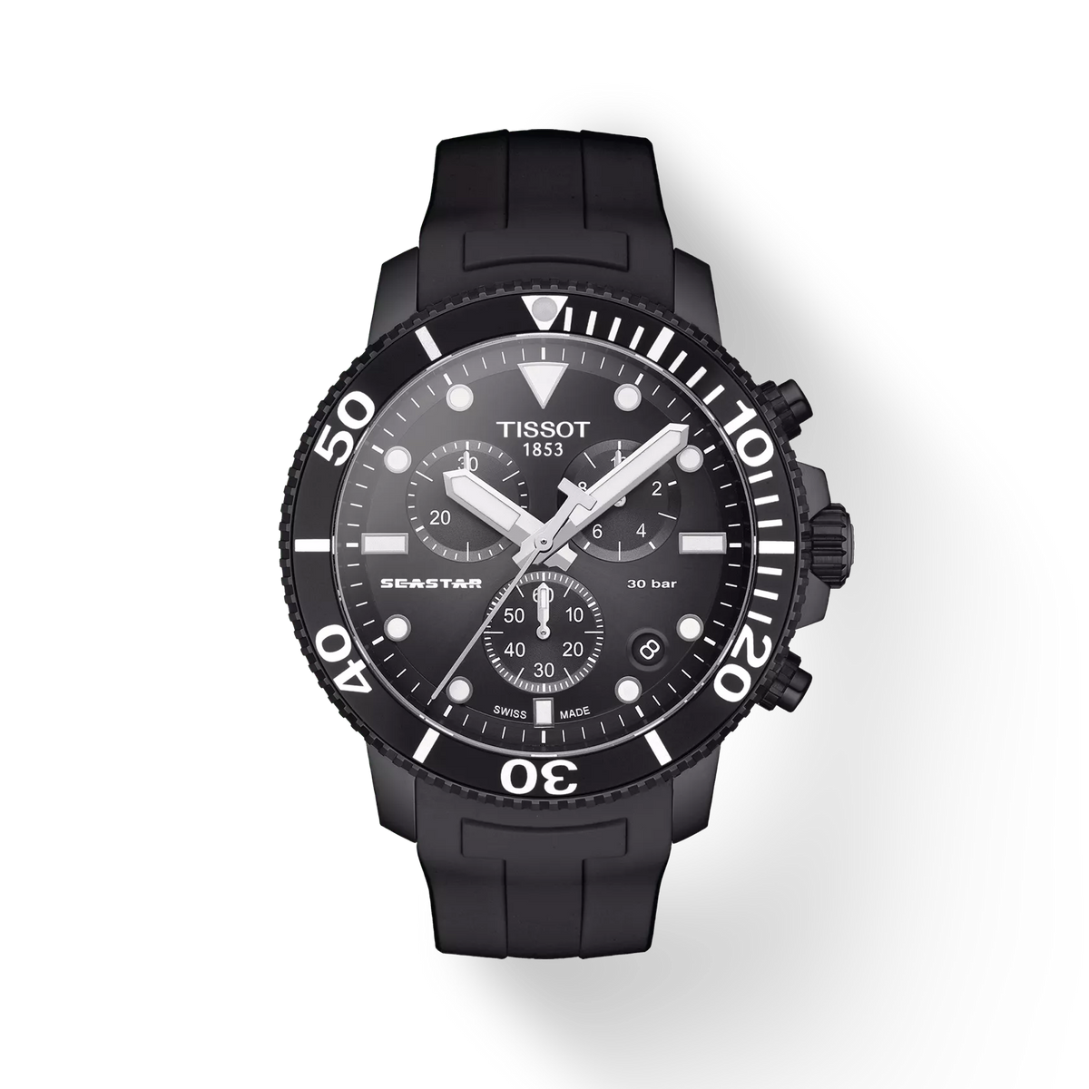 Orologio Tissot Seastar 1000 Cronografo cassa PVD T1204173705102