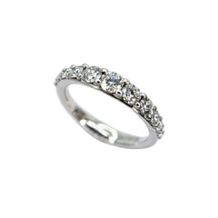 Veretta a Scalare in Oro Bianco 18 KT e Diamanti SLK20PBROB