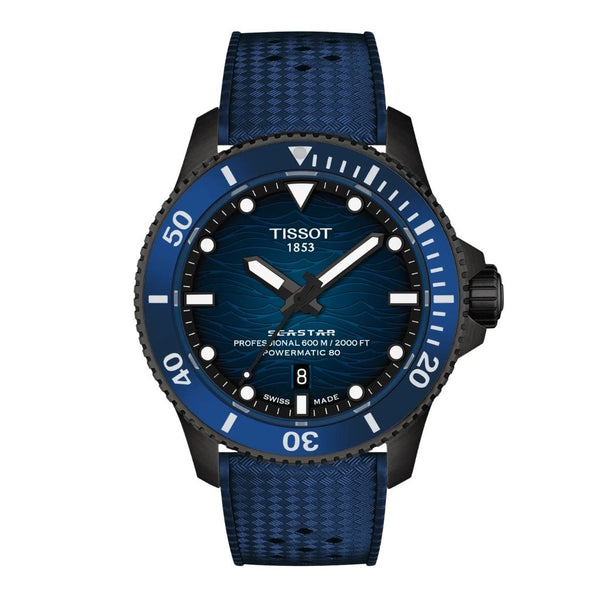 Orologio Tissot Uomo Seastar 2000 44 mm Automatico Blu T1209073704100