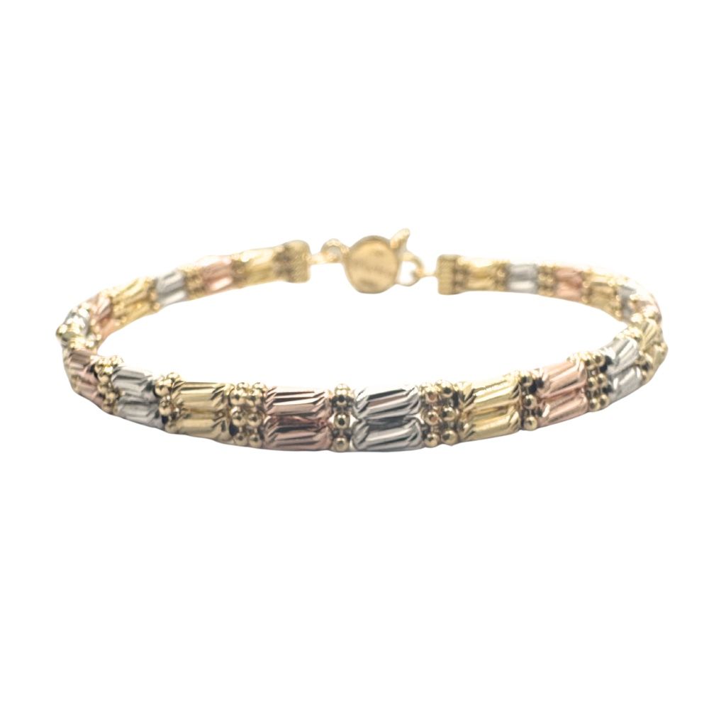 Bracciale Rigido Tre Ori in Oro 18 KT BRIGRET
