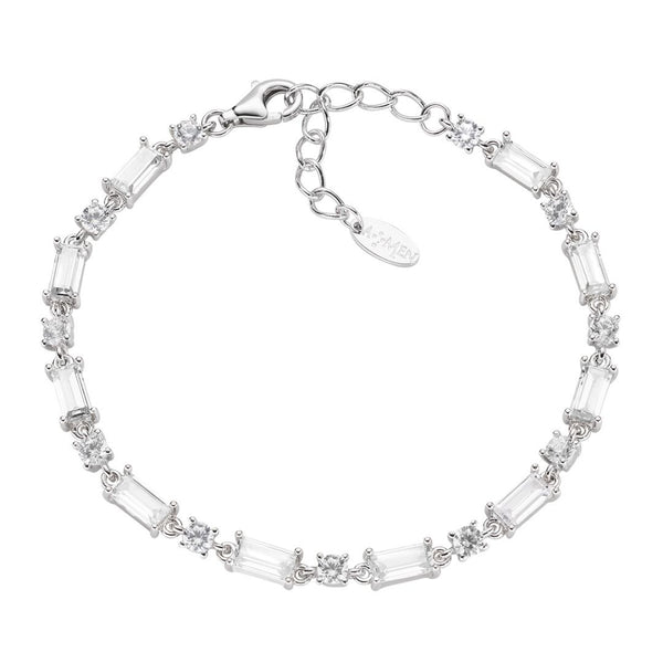 Pulsera de tenis Stardust con circonitas talla baguette