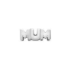 Charm Elements Scritta MUM in oro bianco ECF10198