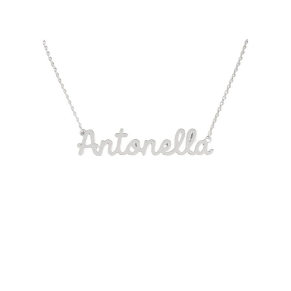 Antonella Name Necklace in 316 Stainless Steel