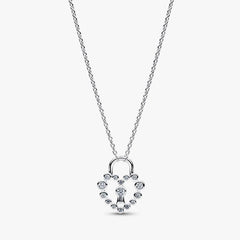 Pandora Luminous Heart Lock Necklace