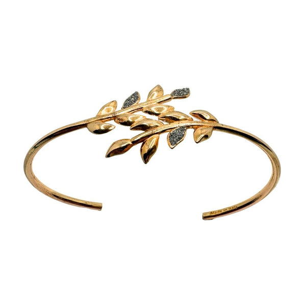 Bracciale Rebecca Jolie Foglie in Argento con Polvere di Diamanti SJOBAR88