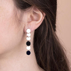Orecchini Bronzallure Alba Pendenti Con Onice Nero WSBZ01755.BO