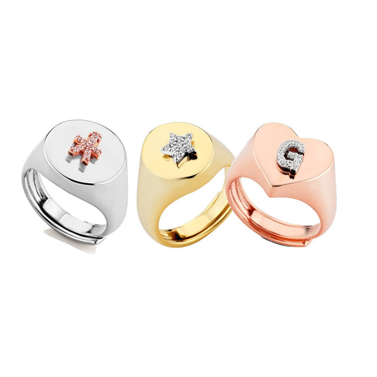 Anello Marcello Pane Chevalier Ovale Rosè