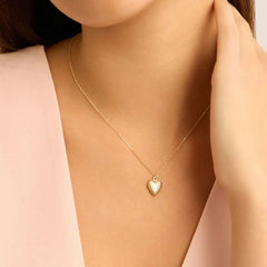 Stroili Beverly Heart Necklace 9 CT Yellow Gold 1436960