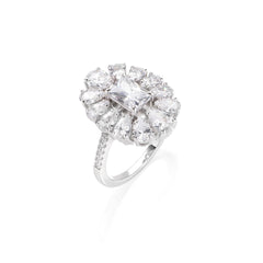 Anello Stardust A Fiore Con Zirconi RROBBBZ
