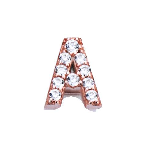 Charm Marcello Pane Alphabet - Letters Collection Rosè