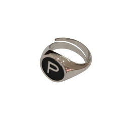 Anello Rebecca Chevalier Iniziale P BWFANP16