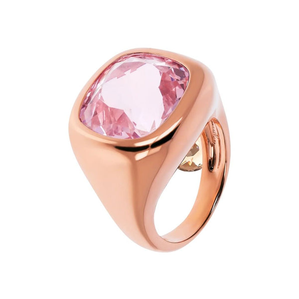 Anello Bronzallure Chevalier con Prisma Gem Taglio Cushion -