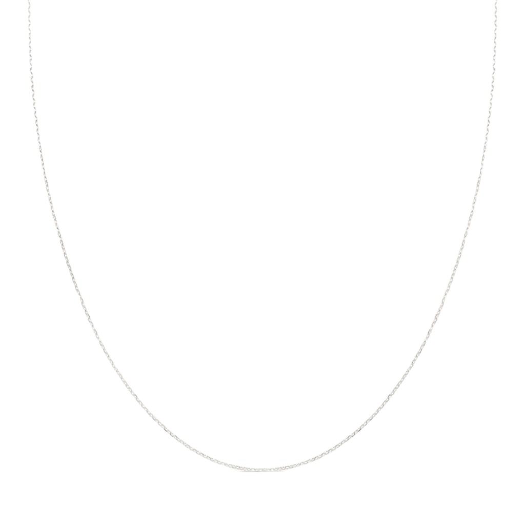Stroili Poème 9K White Gold Rolo Chain 45 cm 1409657