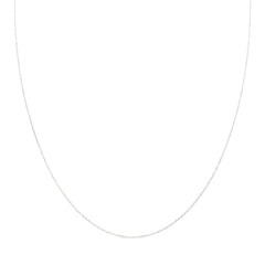 Stroili Poème 9K White Gold Rolo Chain 45 cm 1409657