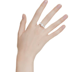 Anello Swarovski Cocktail Matrix Crystal Pearl -