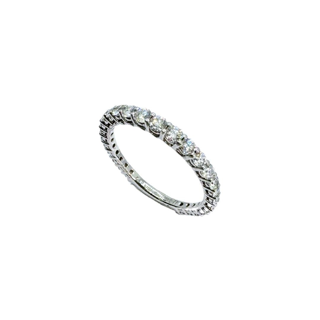 Veretta Leo Pizzo a Scalare in Oro Bianco con Diamanti 815069