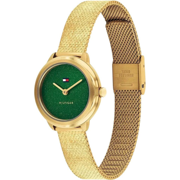 Orologio Tommy Hilfiger Donna Demi Gold Quadrante Verde 1782812