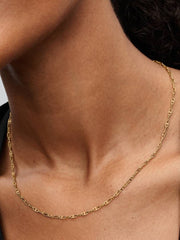 Collana Pandora Catena Maglia Ancora Rifinita In Oro 363899C00