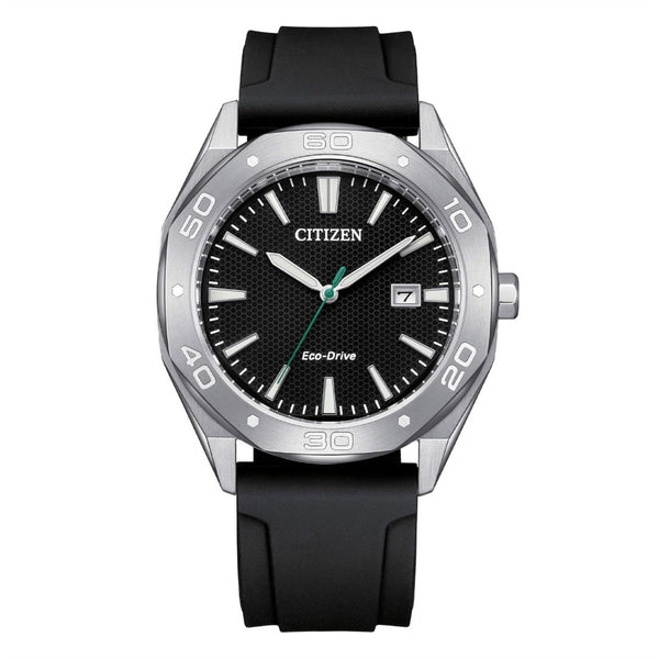 Orologio Citizen Da Uomo Active Con Quadrante Nero e Cinturino in Silicone BM7631-01E