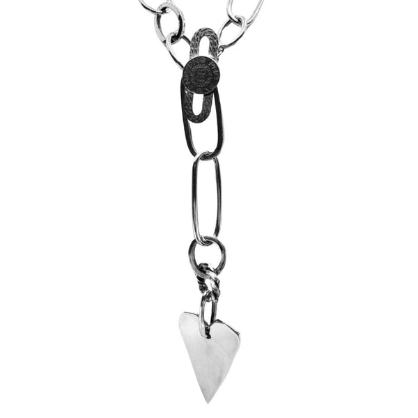 Collana Pianegonda a Maglia Larga con Cuore PNG025C001
